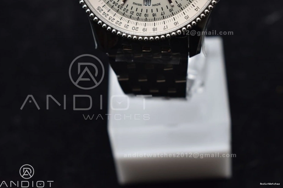 V7F Edition Navitimer Best SS 923 Bracelet A Dial White Bezel 1:1 1 RG SS on Functional 0207